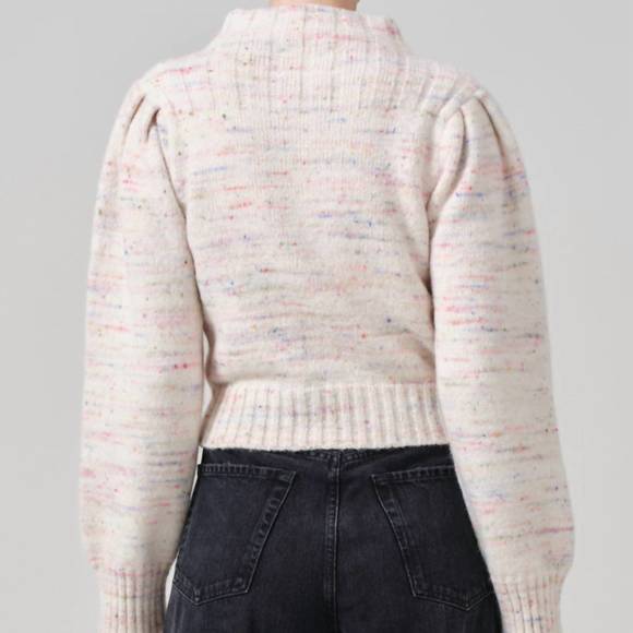 NEW CITIZENS OF HUMANITY claudia turtleneck sweater in confetti - Picture 2 of 3